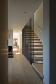 Staircase and corridor towards living room   Staircase and corridor towards living room